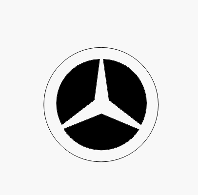 Dekielki Mercedes